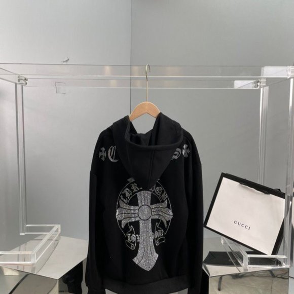 Chrome hearts dark wind cross rhinestone cardigan sweater - Picture 6 of 8